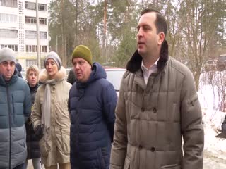 Глава округа Андрей Булгаков посетил с рабочим визитом пос. Монино